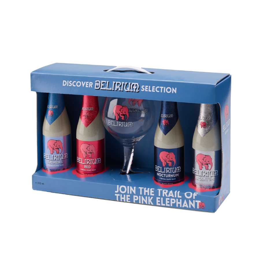 Delirium discovery 4x33cl + glas