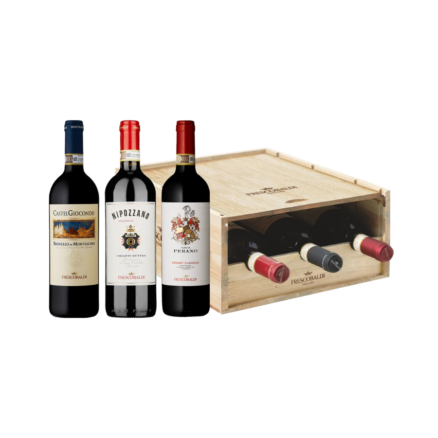 Frescobaldi Collection - Woodbox 3x75cl