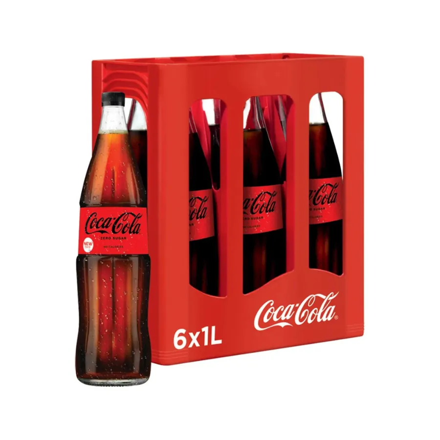 Coca Cola Zero Glas 6x1L