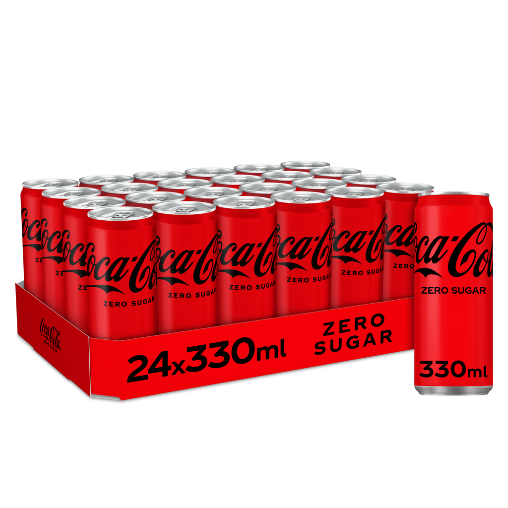 [1639] Coca Cola Zero Blik 24x33cl