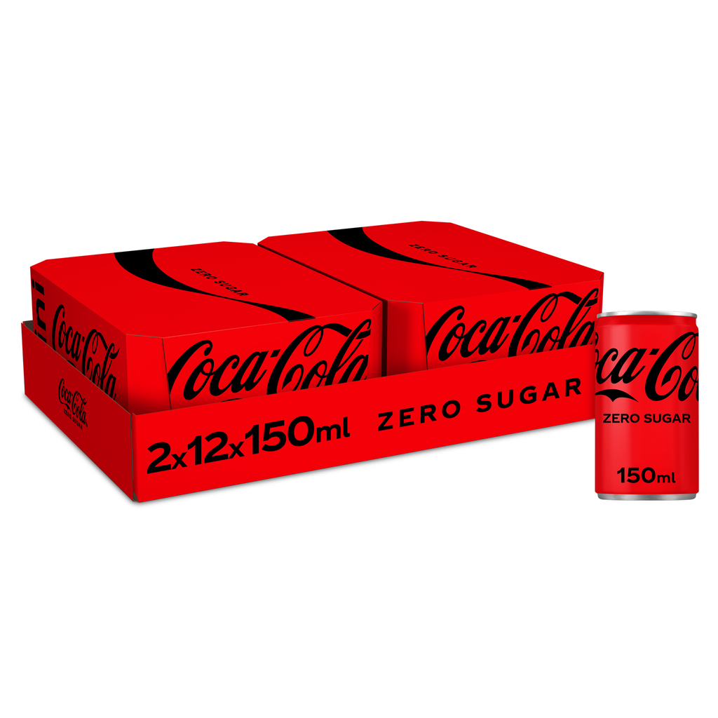 [1641] Coca Cola Zero Mini Blik 24x15Cl