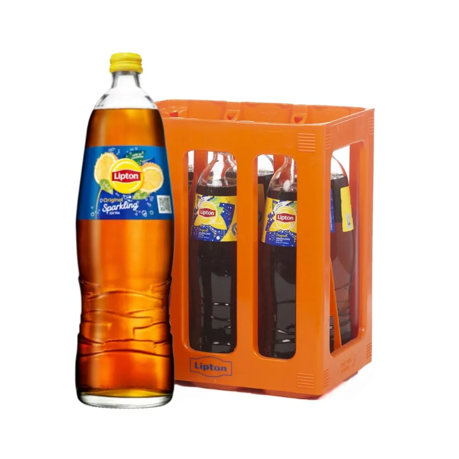 [1679] Lipton Ice Tea Glas 6x1L