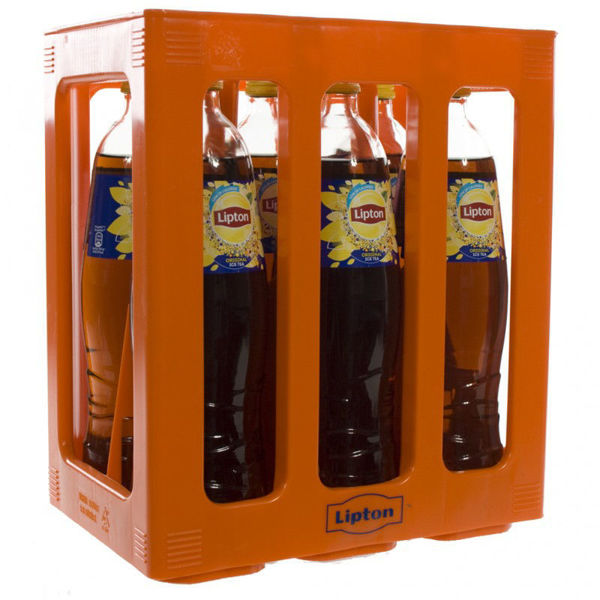 [1679] Lipton Ice Tea Glas 6x1L