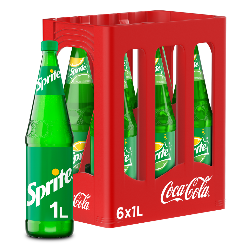 Sprite Glas 6x1L