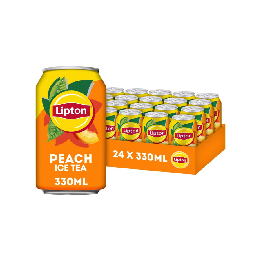[5198] Lipton Ice Tea Peach Blik 24x33cl