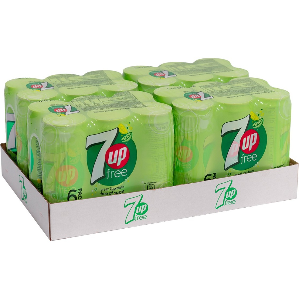 7UP Free/zero blik 24x33cl