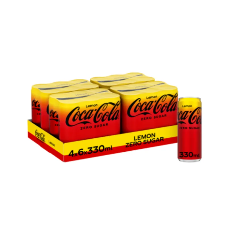 Coca Cola zero Lemon Blik 24x33cl