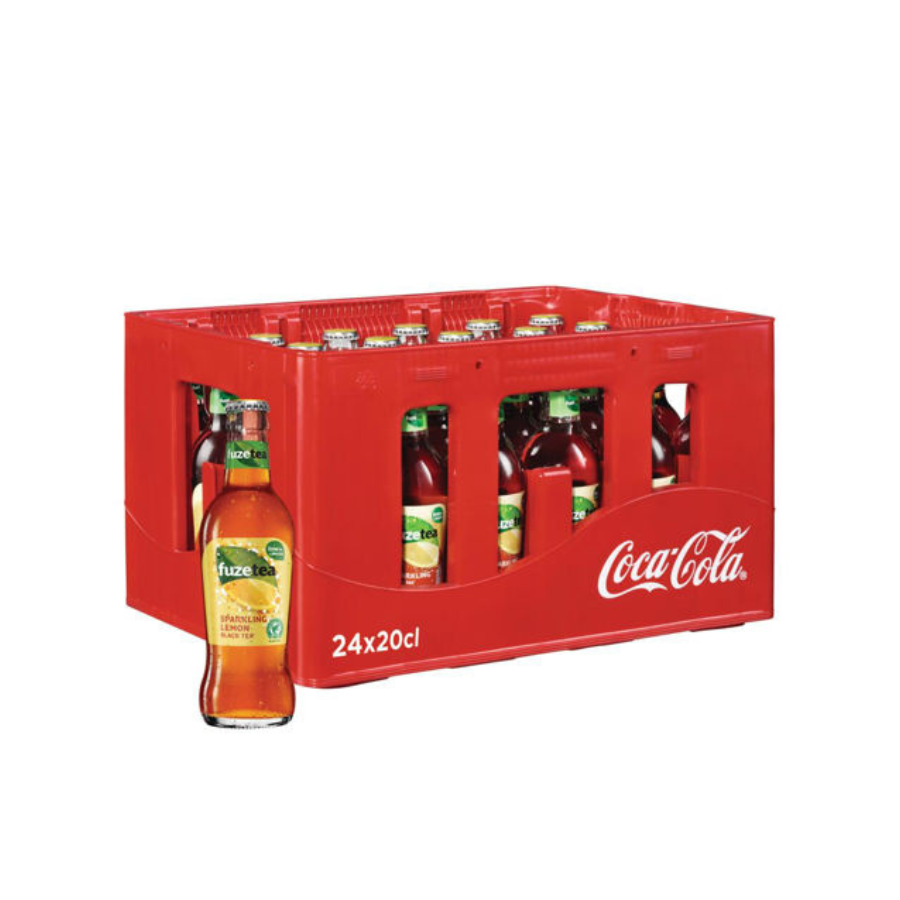 Fuze tea Black sparkling 24x20cl