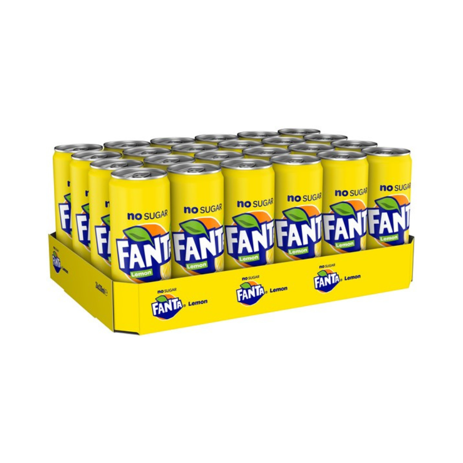 Fanta Lemon Zero Blik 24x33cl
