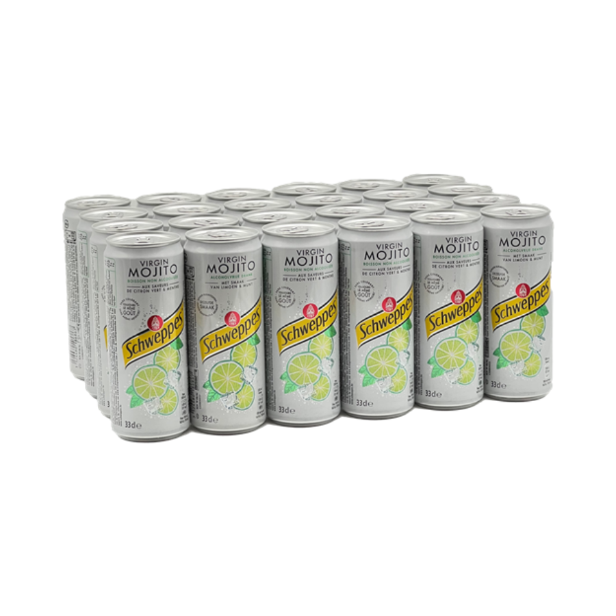 [6619] Schweppes Virgin Mojito 24x33cl blik
