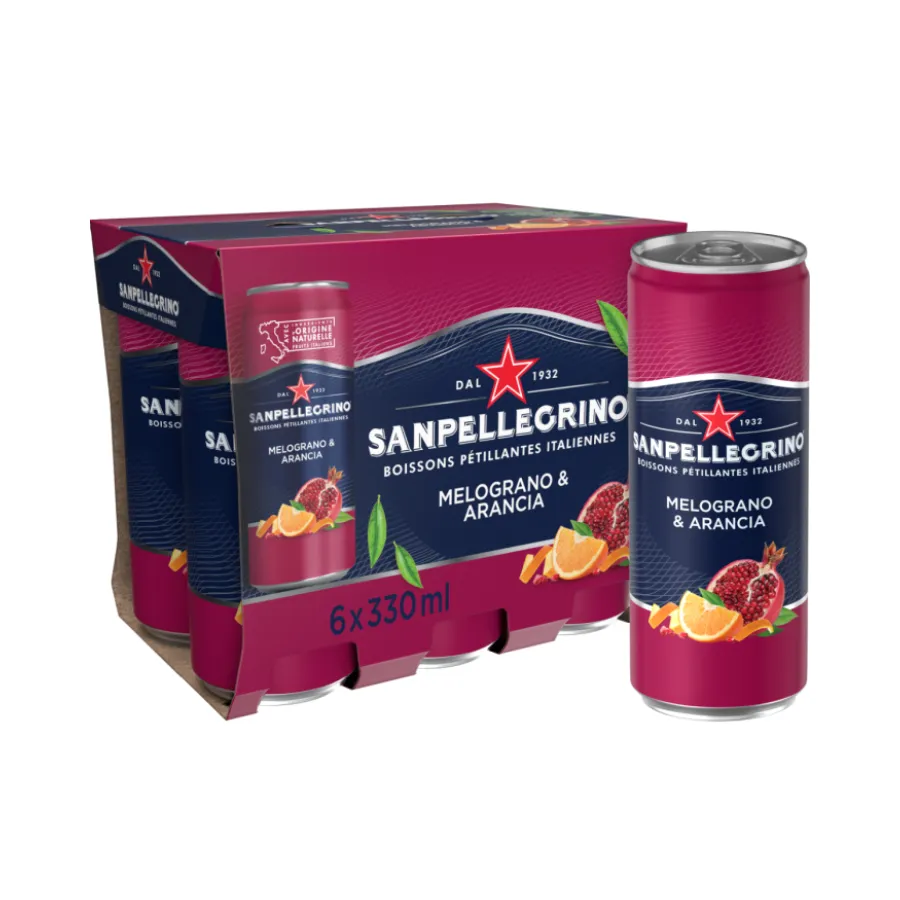[6624] San Pellegrino Melograna Blik 24x33cl