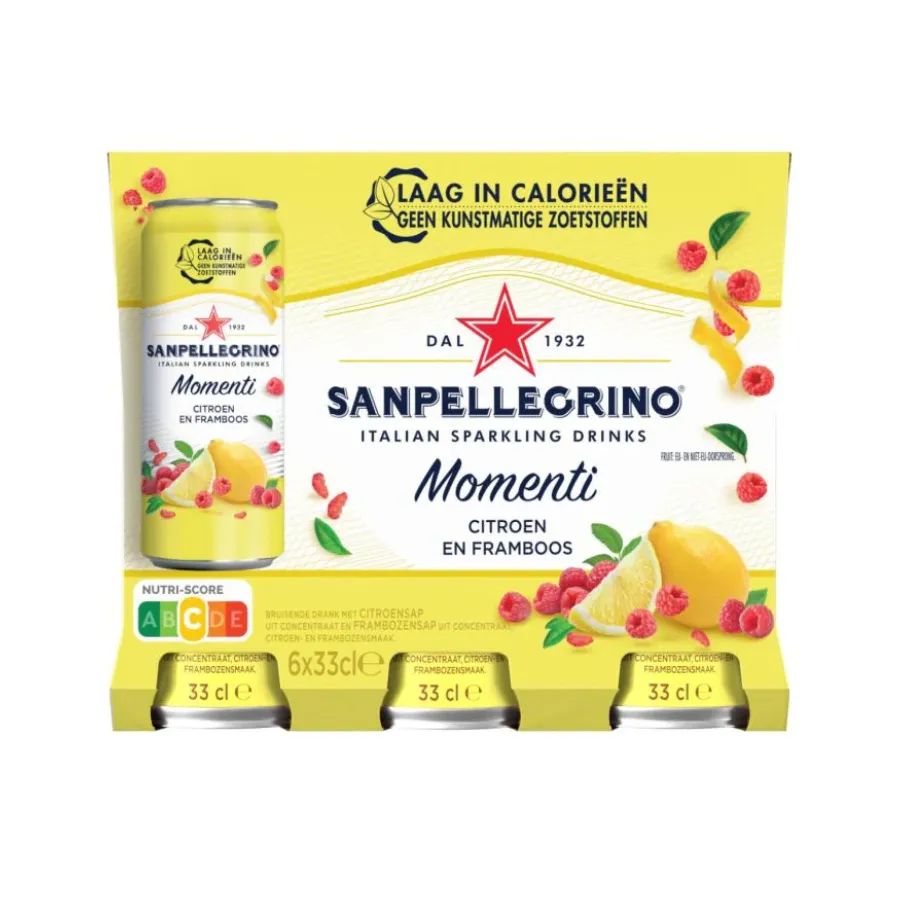 San Pellegrino Citr/Framb Blik 24x33cl