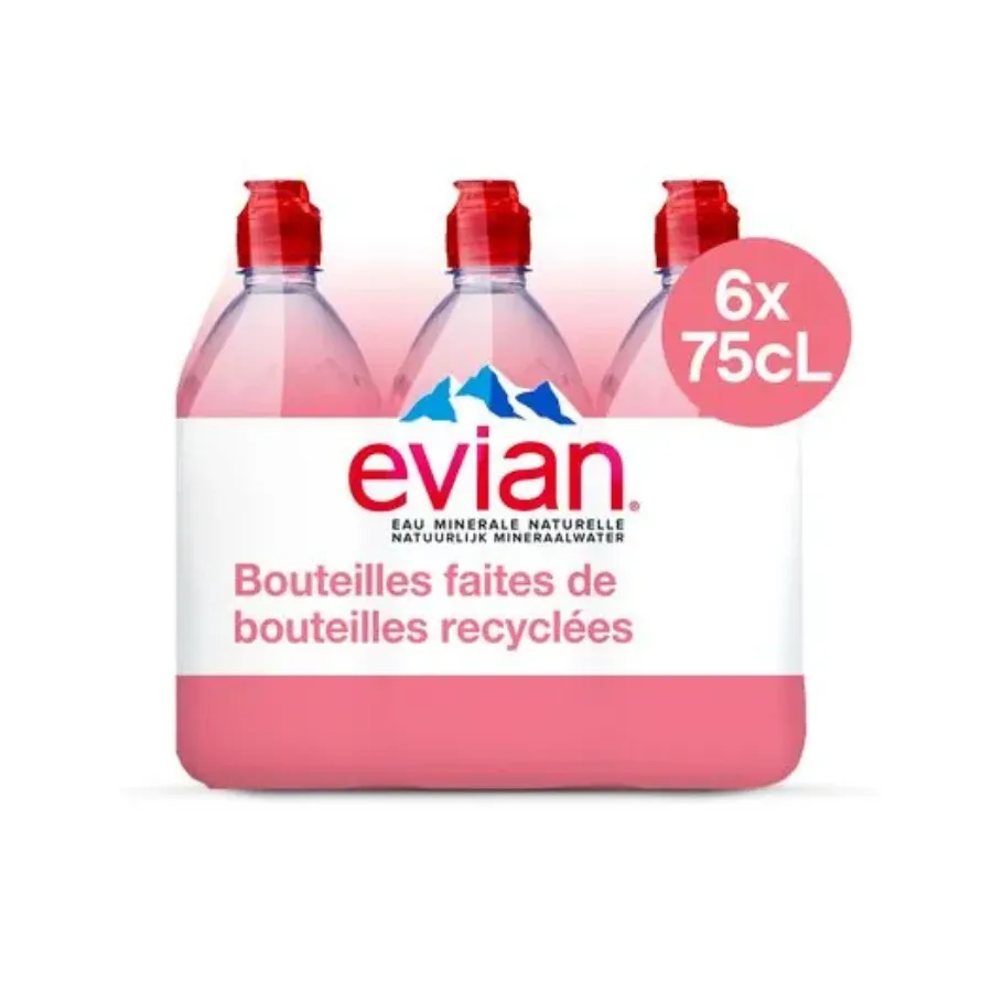 [6902] Evian Pet 6x75cl