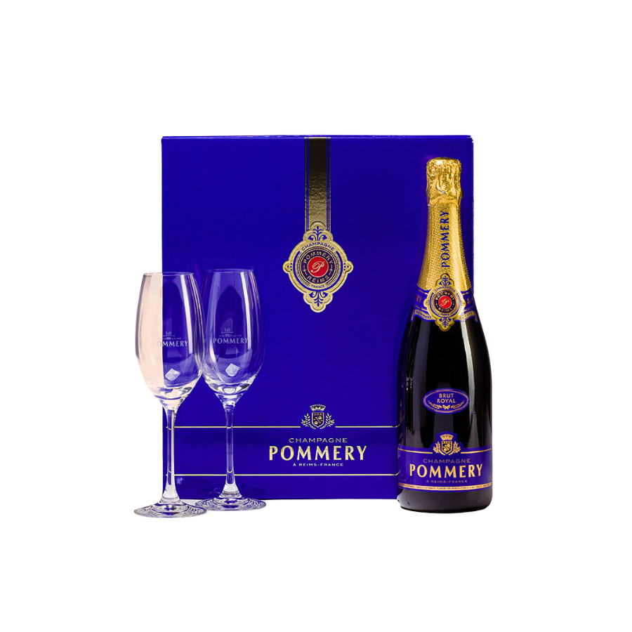 Pommery GB+2glazen