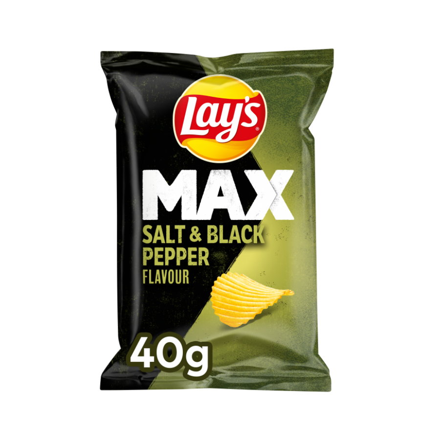 Lay's chips Max Peper+Zout 20x40gr