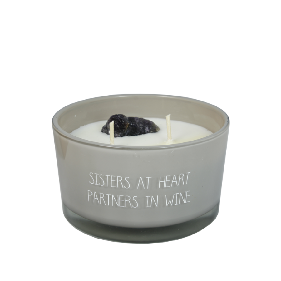 [7168] Kaars Flame Soja - Sisters at heart