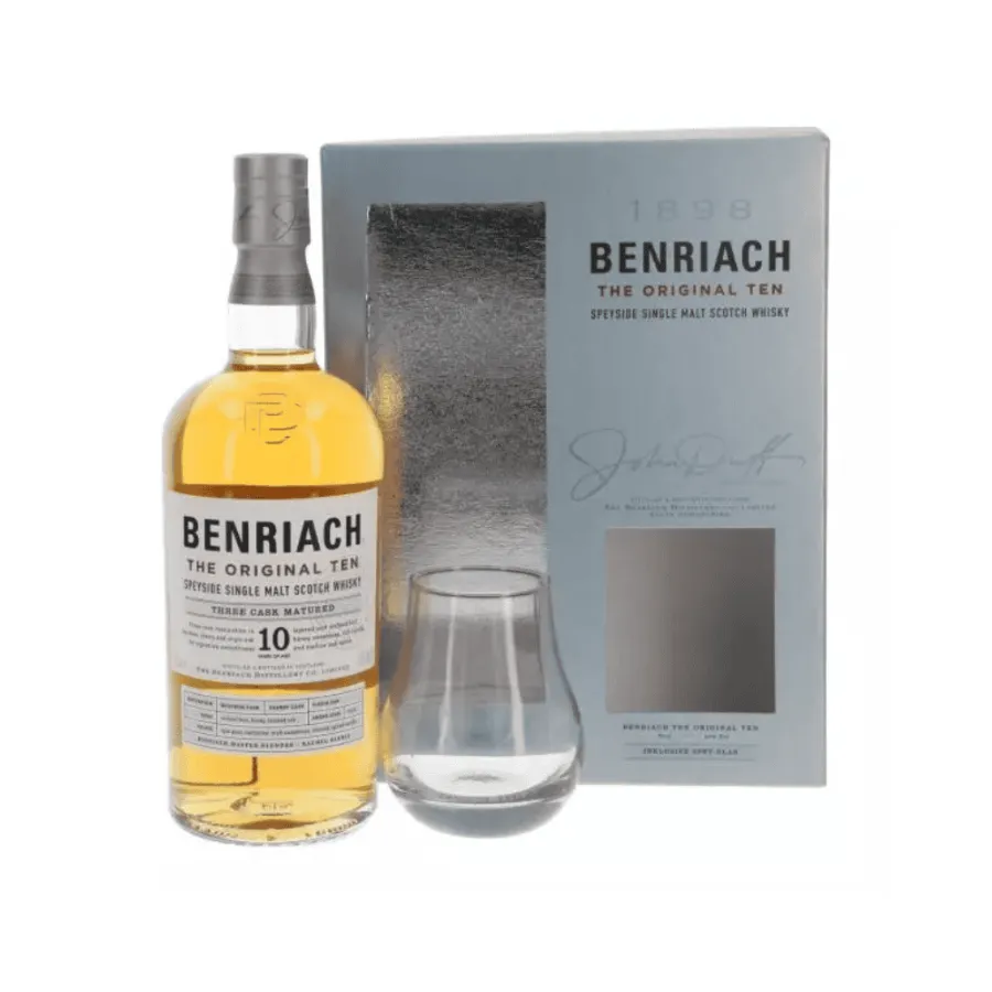 Benriach 10 Years The Original Ten + glas